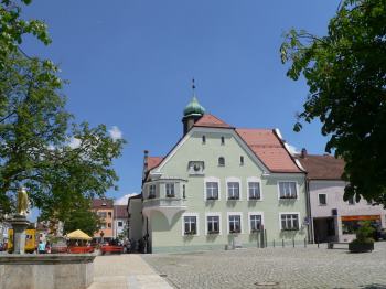 Bayerischer Wald Ausflugsziel Waldmünchen Stadtplatz